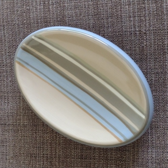 Bed Bath and Beyond Five NWT Bathroom Items, Sage Green and Blue - Picture 2 of 16